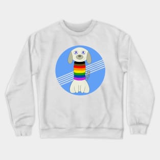 Dog Rainbow Crewneck Sweatshirt